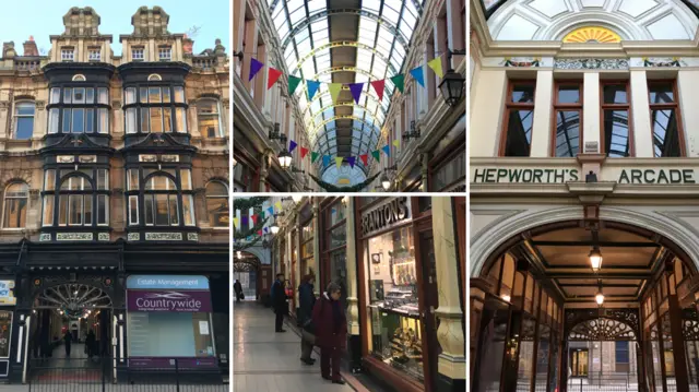 Composite image of Hepworth Arcade