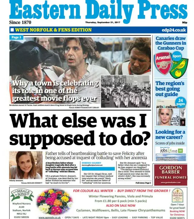 Front page of EDP