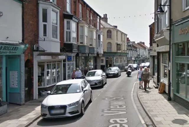 Sea View Street in Cleethorpes.