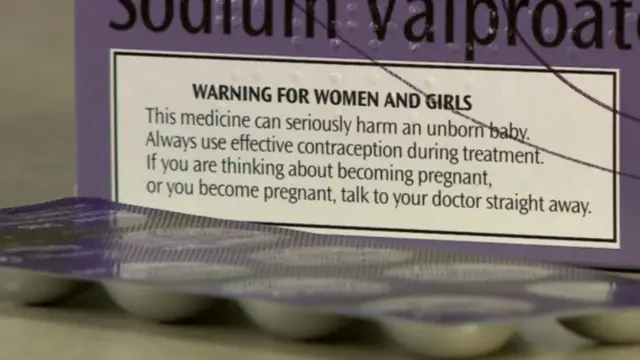 Warning on drug packet