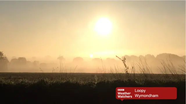 Early morning mist in Wymondham