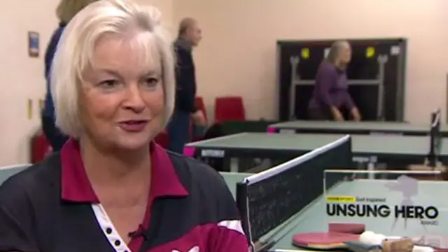 BBC Unsung Hero 2016: Table tennis coach Sylvia Worth