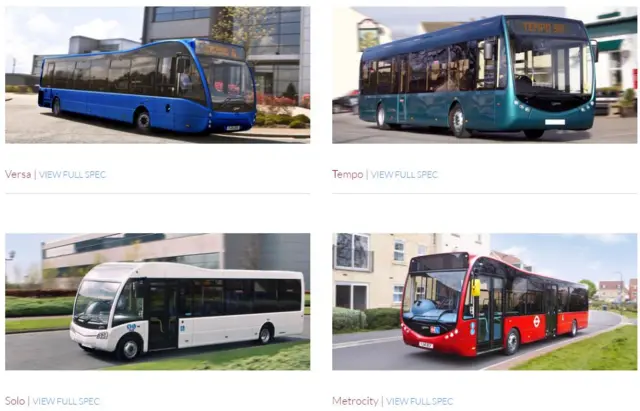 Optare buses