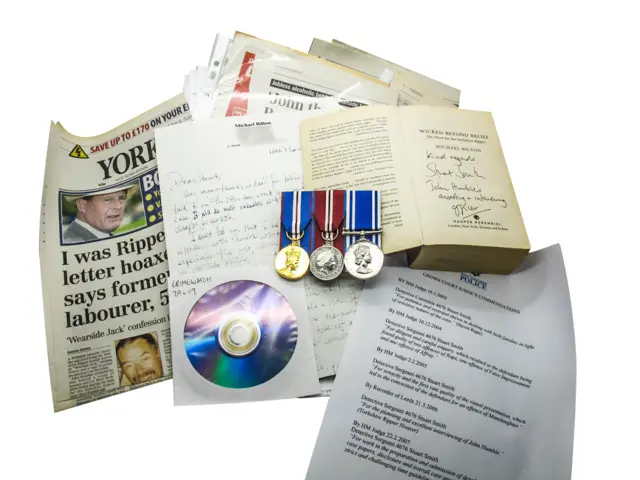 medals and documents