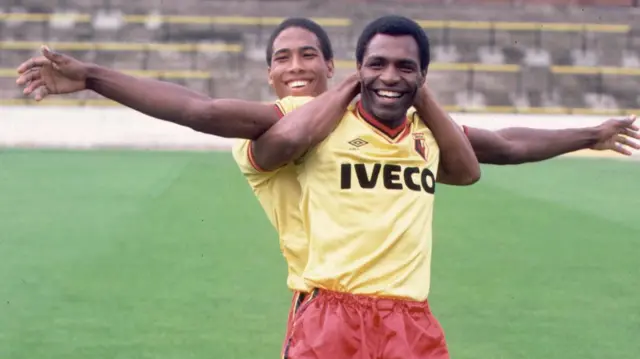 Luther Blissett and John Barnes