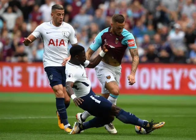 Marko Arnautovic and Serge Aurier