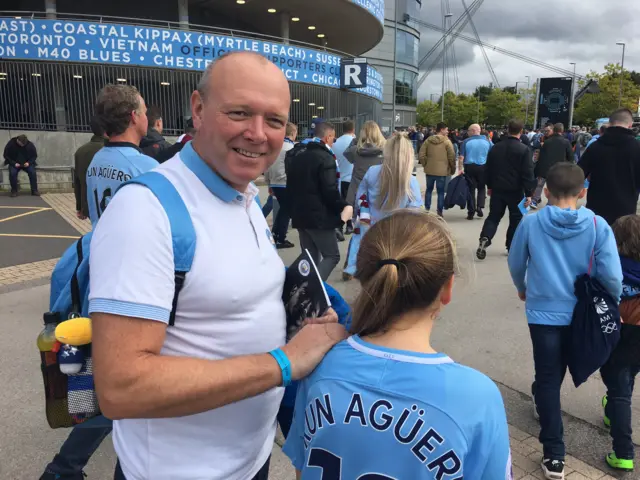 City fans Rachel and Jonathan Jackson