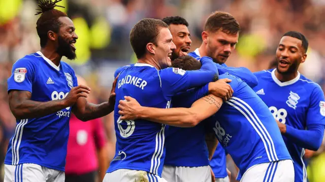 Blues celebrate