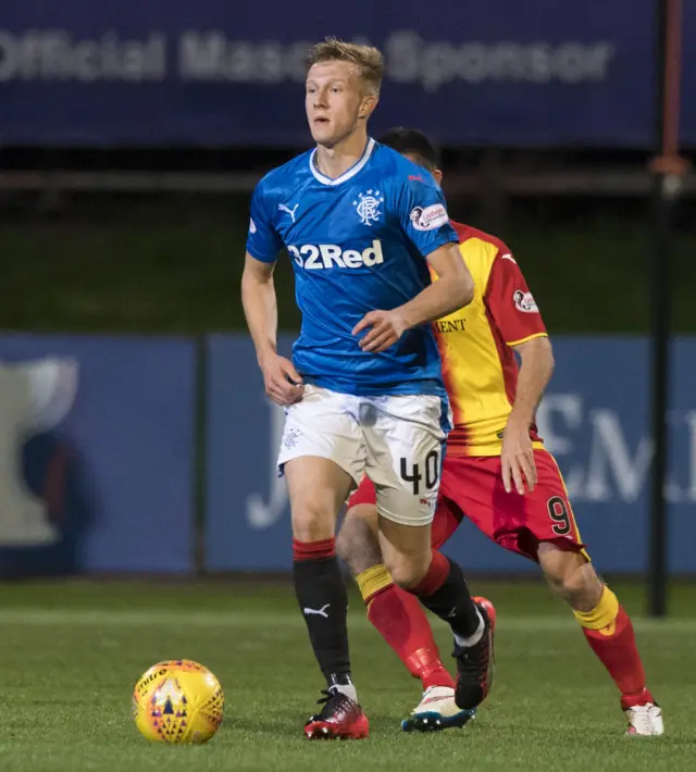 Rangers' teenage defender Ross McCrorie