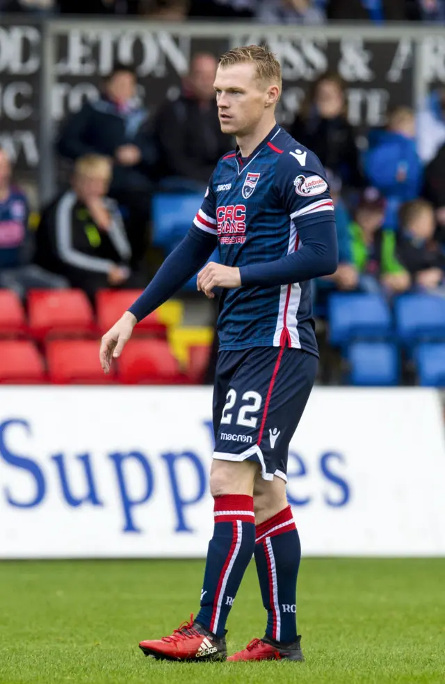 Ross County striker Billy McKay