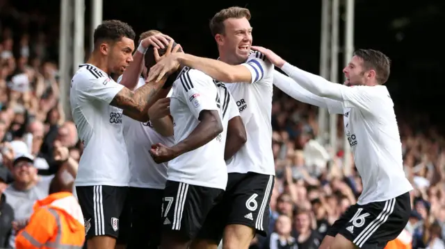 Fulham celebrate