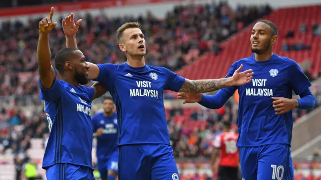 Cardiff celebrate