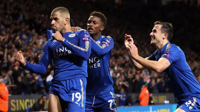 Leicester celebrate