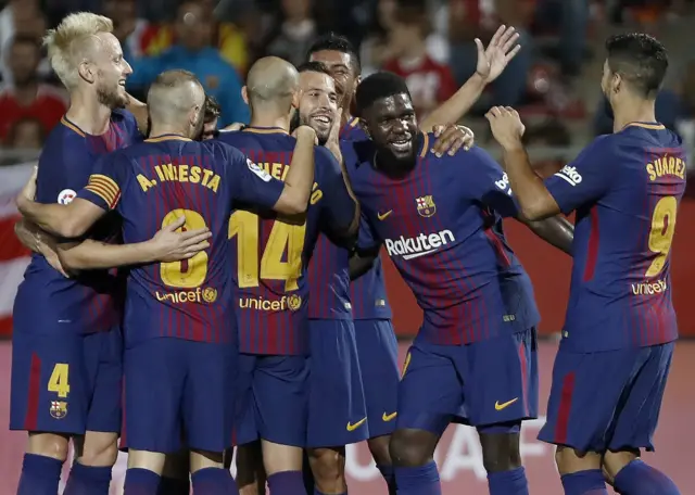 Barcelona celebrate