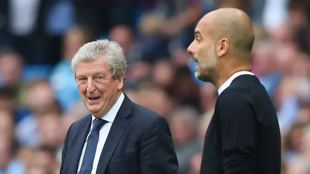 Roy Hodgson and Pep Guardiola