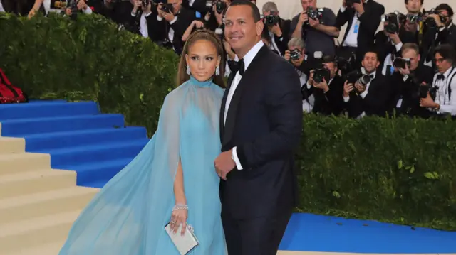 Jennifer Lopez and Alex Rodriguez