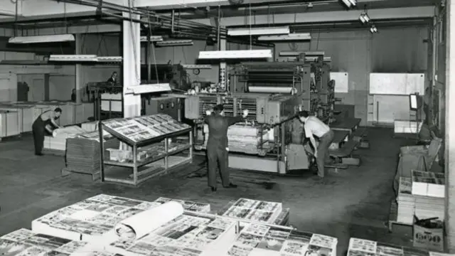 The printing works produced five million books a year in its heyday