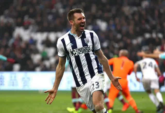 West Brom defender Gareth McAuley