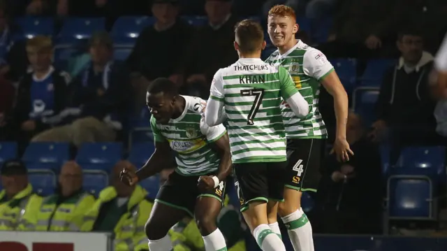 Yeovil celebrate