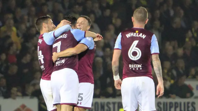 Aston Villa celebrate