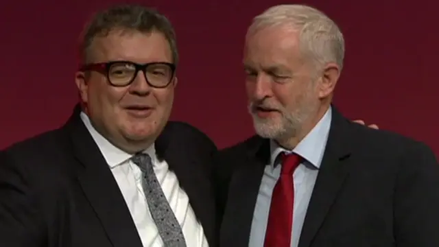 Tom Watson and Jeremy Corbyn