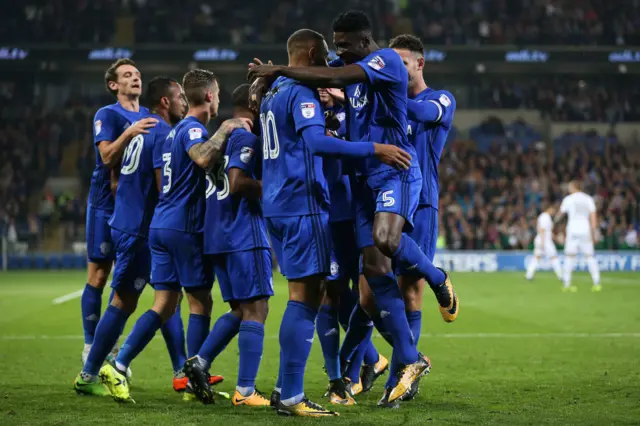 Cardiff celebrate