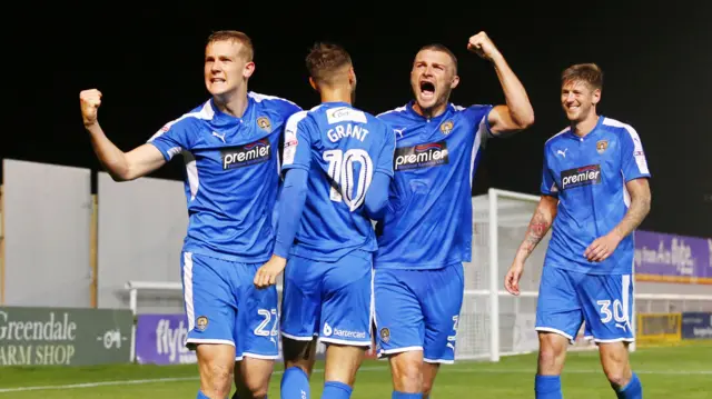 Notts County celebrate