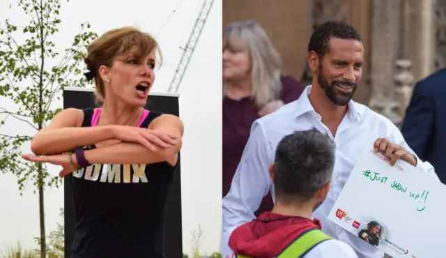 Darcey Bussell and Rio Ferdinand help promote National Fitness Day 2017