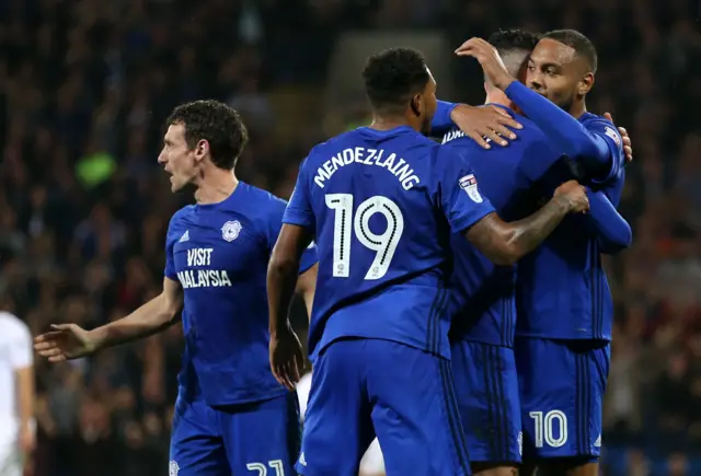 Cardiff celebrate