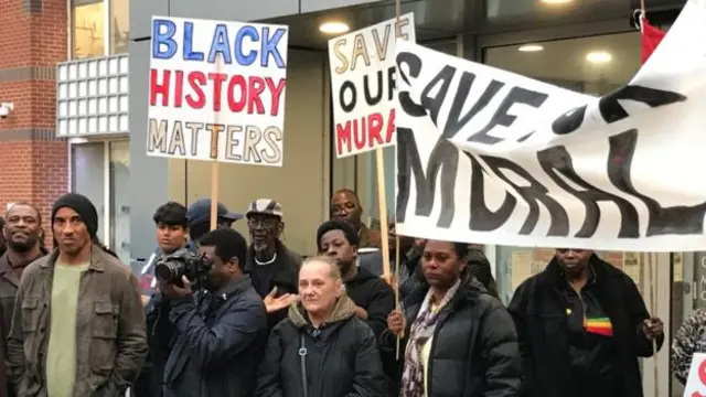 Reading Central Club protests