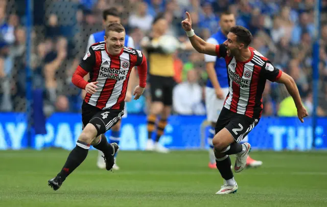 Sheffield United celebrate