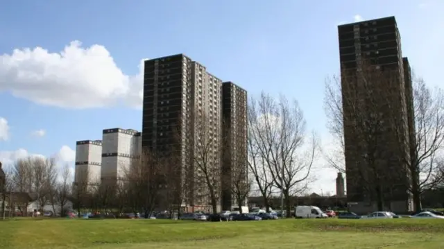 High-rise flats