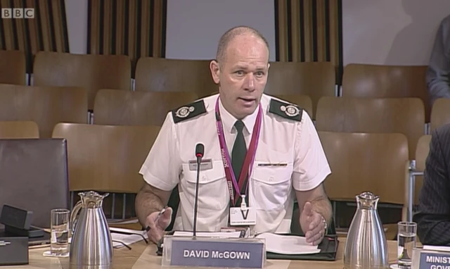 David McGowan from Scotland's Fire and Rescue Service