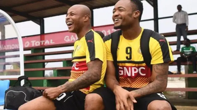 Jordan and Andre Ayew