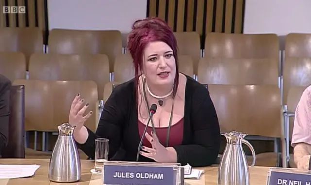 Jules Oldham from Homeless Action Scotland