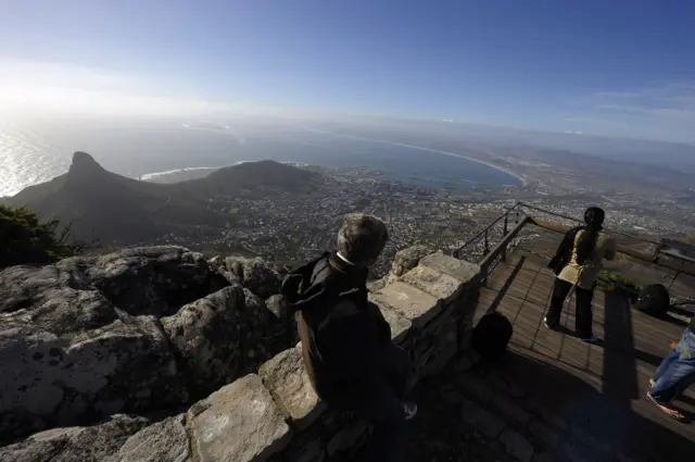 Tourists in South Africa