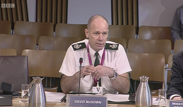 David McGowan from Scotland's Fire and Rescue Service