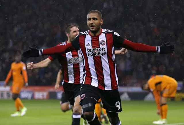 Leon Clarke celebrates