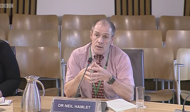 Dr Neil Hamlet from NHS Health Scotland