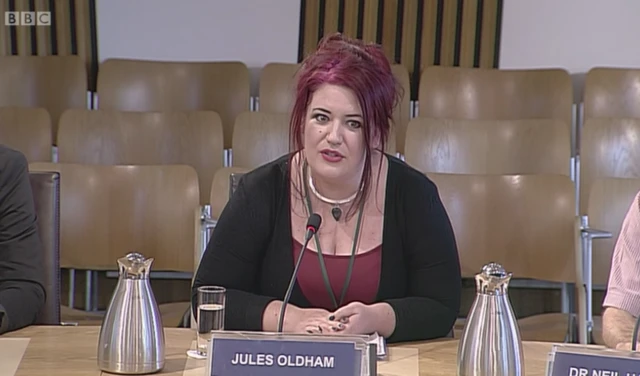 Jules Oldham from Homeless Action Scotland