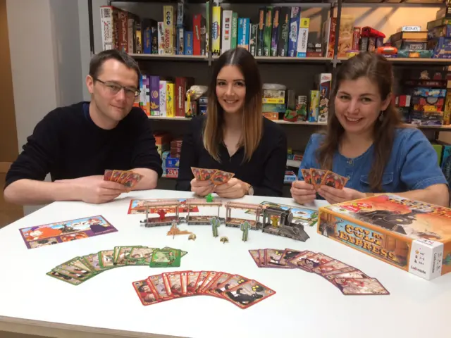 L-R: Andy Haigh, Laura Sanderson and Ruth Haigh