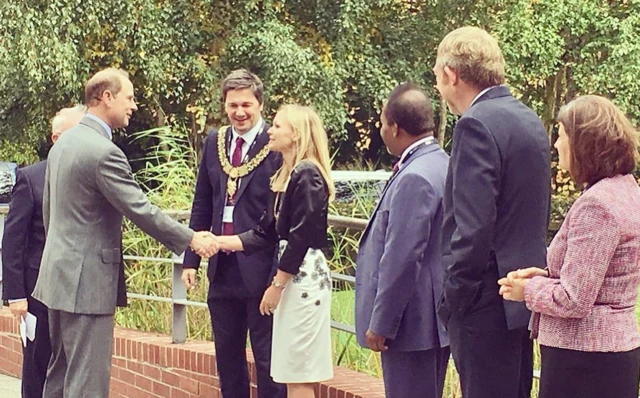 Prince Edward at the University of Derby