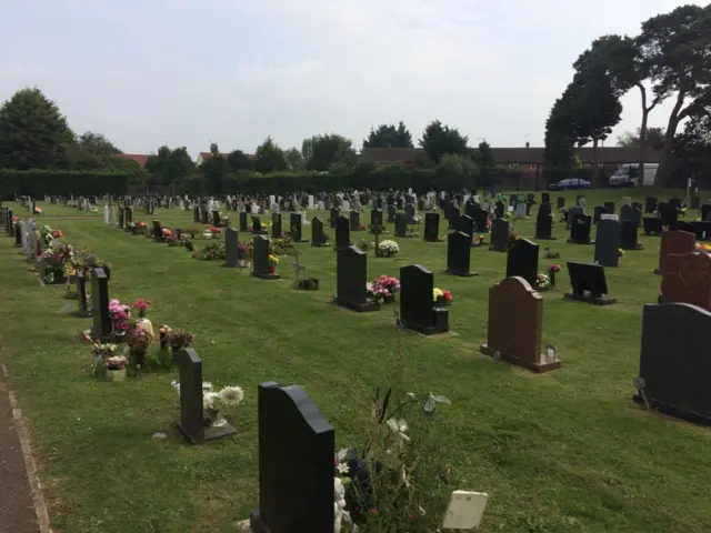 London Road cemetery, Thetford