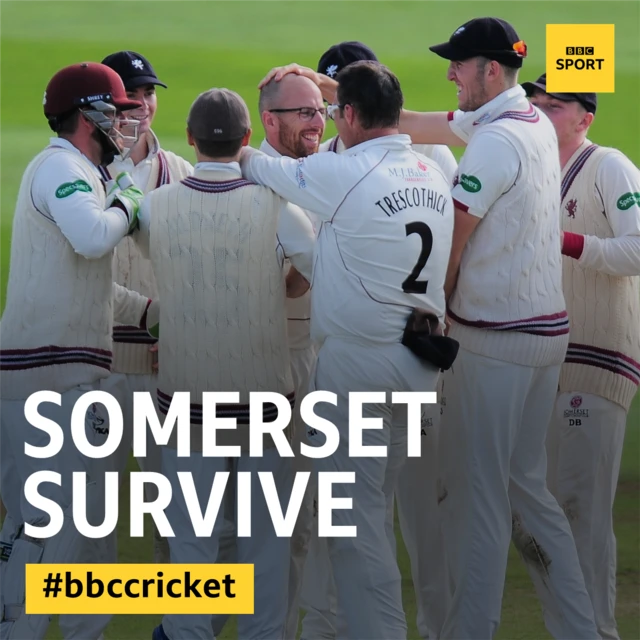 Somerset survive