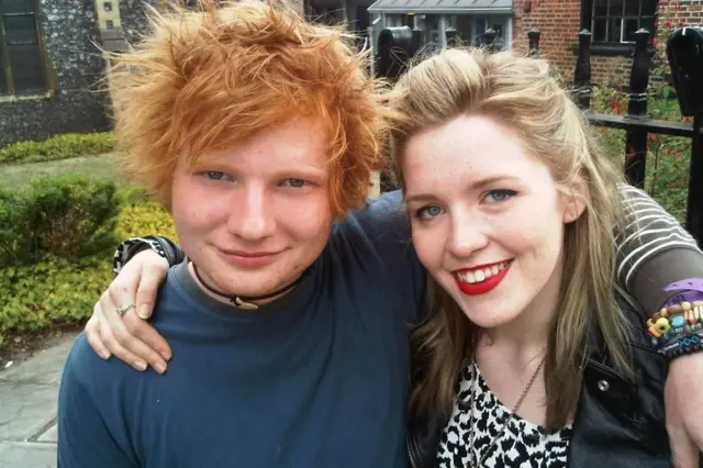 Ed Sheeran and Sophie Little