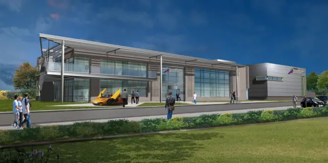 Artist's impression of tech centre