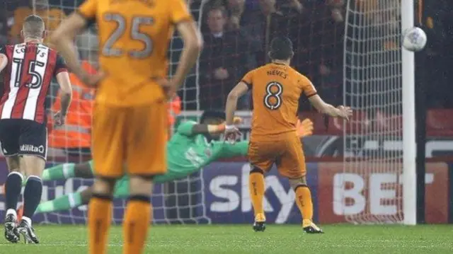 Wolves missed penalty