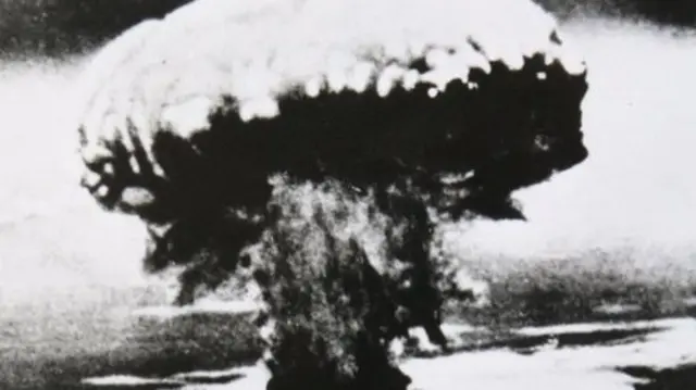 Bomb over Nagasaki