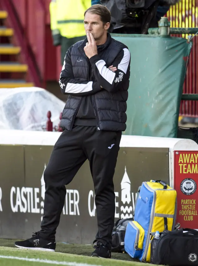 Partick Thistle manager Alan Archibald