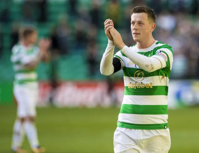 Celtic midfielder Callum McGregor